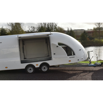 Woodford RL 5000 - Lukket trailer - 2.600 kg - Smal model - 2 aksler